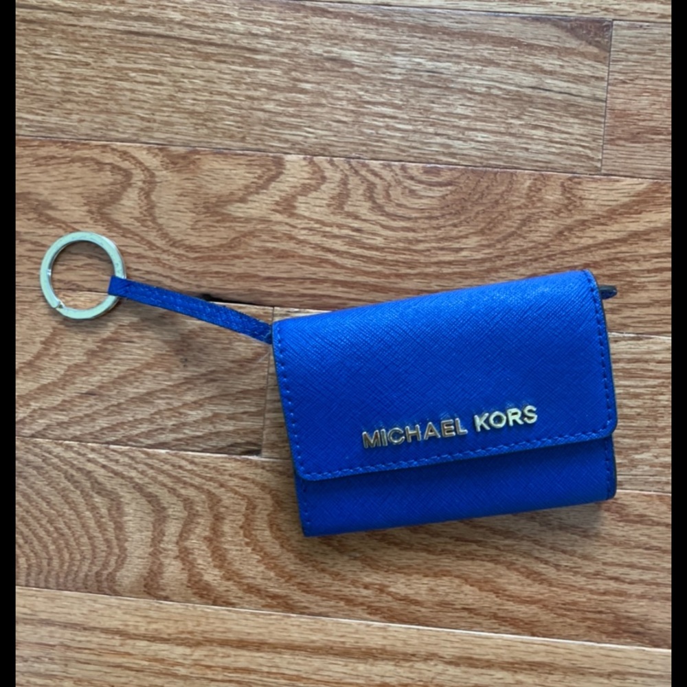 michael kors key ring card holder